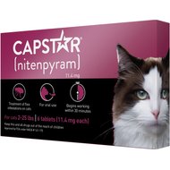 Capstar Flea Oral Treatment for Cats, 2-25 lbs, 6 Tablets