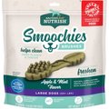 Rachael Ray Nutrish Smoochies Brushes Natural Apple & Mint Flavored Large Dental Dog Treats, 37-oz bag, Count Varies