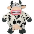 Mighty Angry Animals Cow Squeaky Plush Dog Toy, Large
