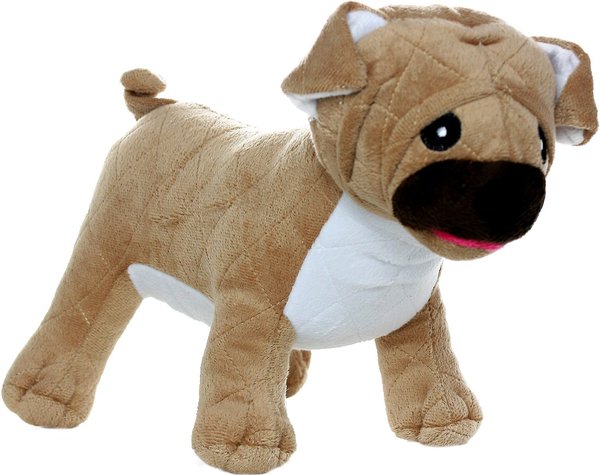 Mighty Farm Pug Squeaky Plush Dog Toy, Large slide 1 of 7