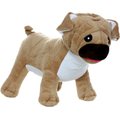 Mighty Farm Pug Squeaky Plush Dog Toy, Large
