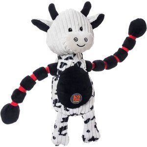 Charming Pet Thunda Tugga Cow Squeaky Plush Dog Toy