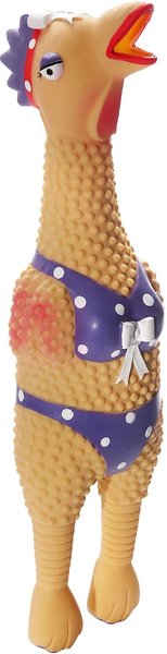 Charming Pet Squawkers Henrietta Squeaky Latex Dog Toy, Small slide 1 of 8