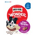 Milk-Bone Wonder Bones Paw Rockers Small/Medium Beef Flavored Dog Treats, 7 count