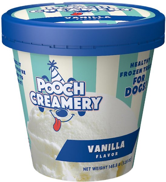 Pooch Creamery Vanilla Flavor Ice Cream Mix Dog Treat, 5.25-oz cup slide 1 of 4