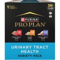 Purina Pro Plan Urinary Tract Health Variety Pack Canned Cat Food, 3-oz can, case of 36