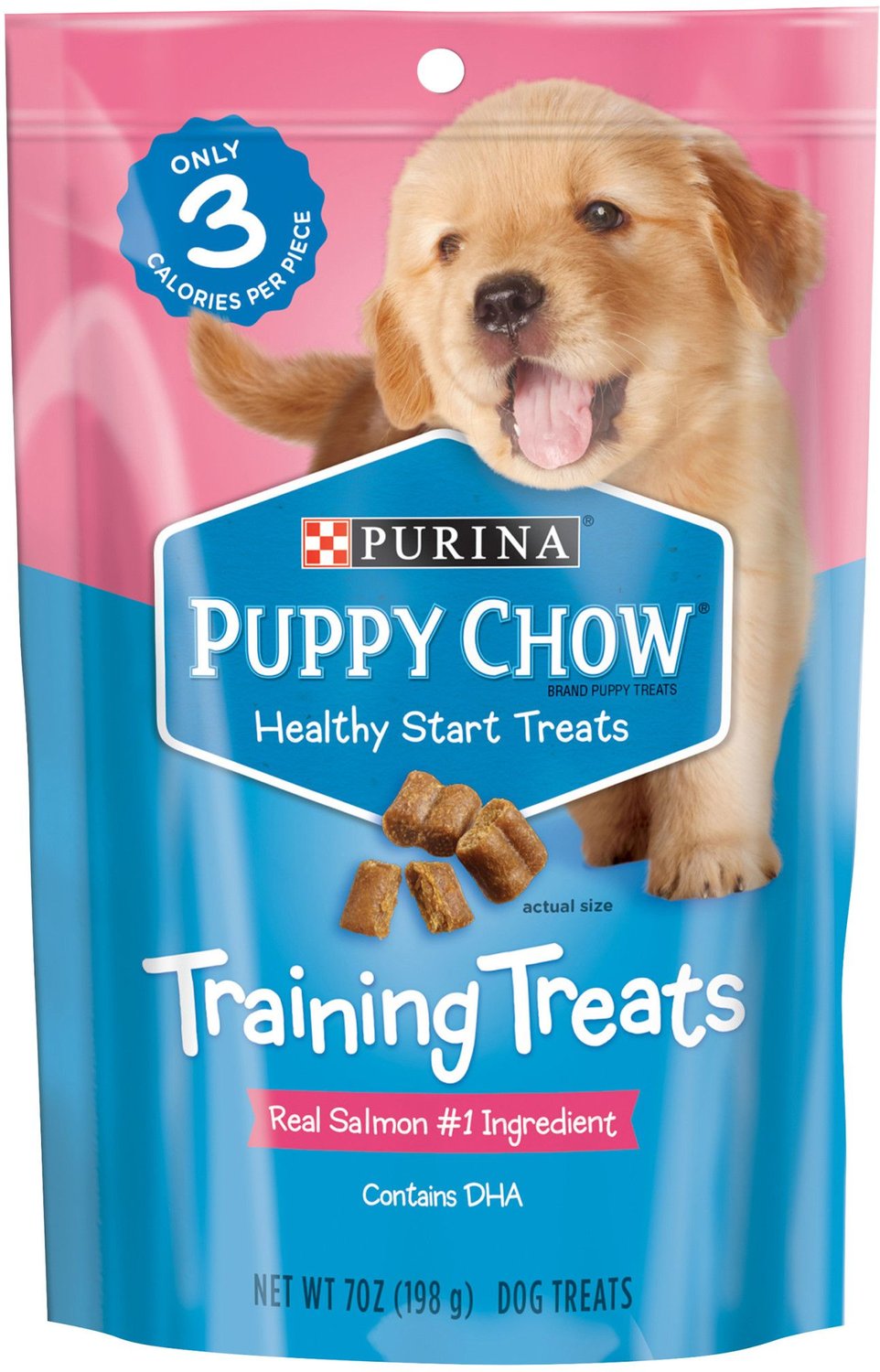 Puppy Chow Healthy Start Salmon Flavor Training Dog Treats, 7-oz pouch ...
