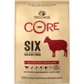 Wellness CORE SIX Grain-Free Free-Range Lamb & Chickpeas Recipe Dry Dog Food, 12-lb bag