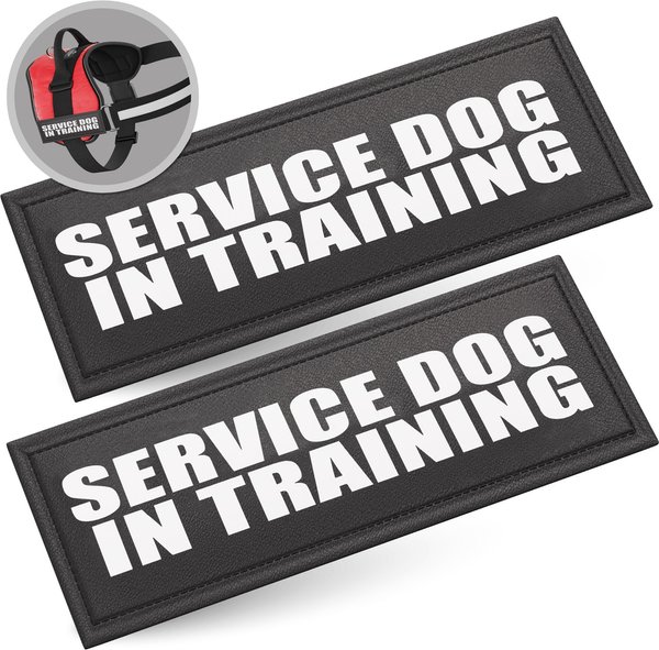 Industrial Puppy Service Dog In Training Patches, Small, 2 count slide 1 of 4