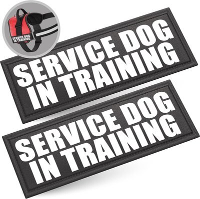 Industrial Puppy Service Dog In Training Patches, slide 1 of 1