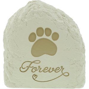 AngelStar Forever Paw Print Rock Pet Urn