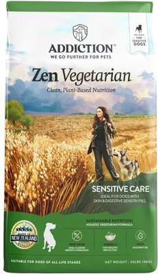 Addiction Zen Holistic Vegetarian Formula Chicken-Free Dry Dog Food, slide 1 of 1