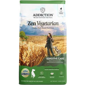 Addiction Zen Holistic Vegetarian Formula Chicken-Free Dry Dog Food, 20-lb bag