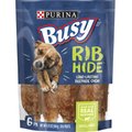 Busy Bone Rib Hide 5" Dog Treats, 6 count