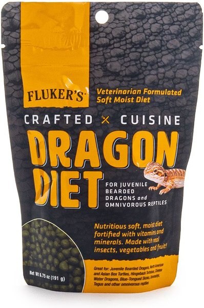 Fluker's Crafted Cuisine Juvenile Bearded Dragon Diet Reptile Food, 6.5-oz bag slide 1 of 1