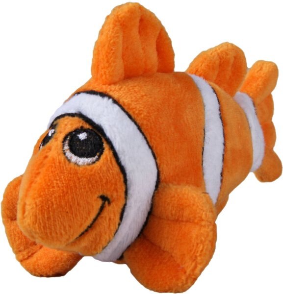 Smart Pet Love Tender Tuff Aquatic Clownfish Squeaky Plush Dog Toy slide 1 of 6