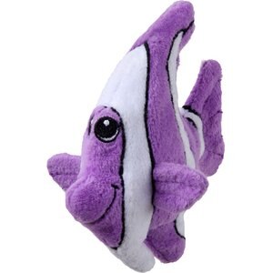 Smart Pet Love Tender Tuff Purple Angelfish Squeaky Plush Dog Toy