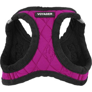 Best Pet Supplies Voyager Padded Fleece Dog Harness, Rose, X-Small