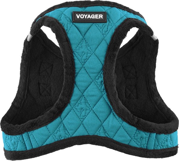 Best Pet Supplies Voyager Padded Fleece Dog Harness, Turquoise, Large slide 1 of 9
