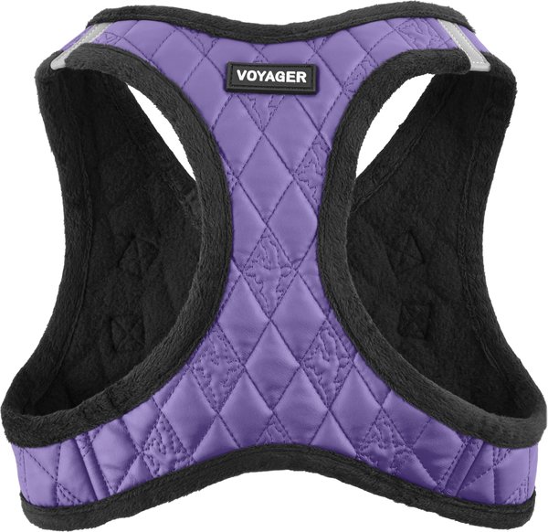 Best Pet Supplies Voyager Padded Faux Leather Dog Harness, Purple, X-Large slide 1 of 9