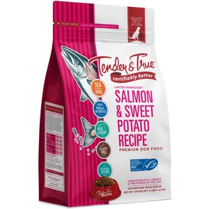 Tender & True Limited Ingredient Grain-Free Salmon & Sweet Potato Recipe Dry Dog Food, 4-lb bag