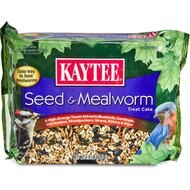 Kaytee Seed & Mealworm Wild Bird Treat Cake
