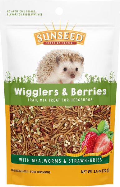 Sunseed Vita Prima Wigglers & Berries Trail Mix Snack Hedgehog & Small-Pet Treat, 2.5-oz bag slide 1 of 3