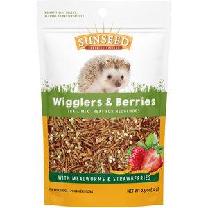 Sunseed Vita Prima Wigglers & Berries Trail Mix Hedgehog Treats, 2.5-oz bag