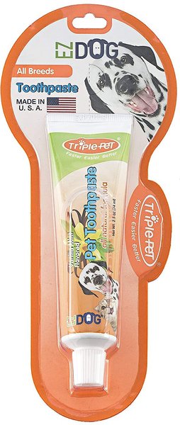 Triple Pet EZ Vanilla Mint Flavored Dog Toothpaste, 2.5-oz slide 1 of 3