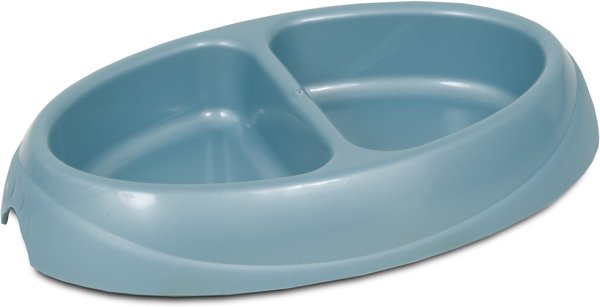 Petmate Double Diner Plastic Dog & Cat Dish, 1-cup slide 1 of 2