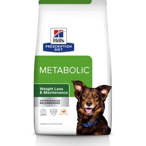 Hill's Prescription Diet Metabolic Chicken Flavor Dry Dog Food, 7.7-lb bag