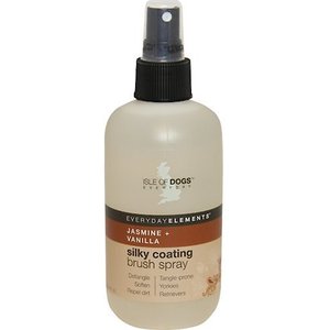 Isle of Dogs Everyday Jasmine & Vanilla Silky Coating Brush Conditioning Spray, 8-oz bottle