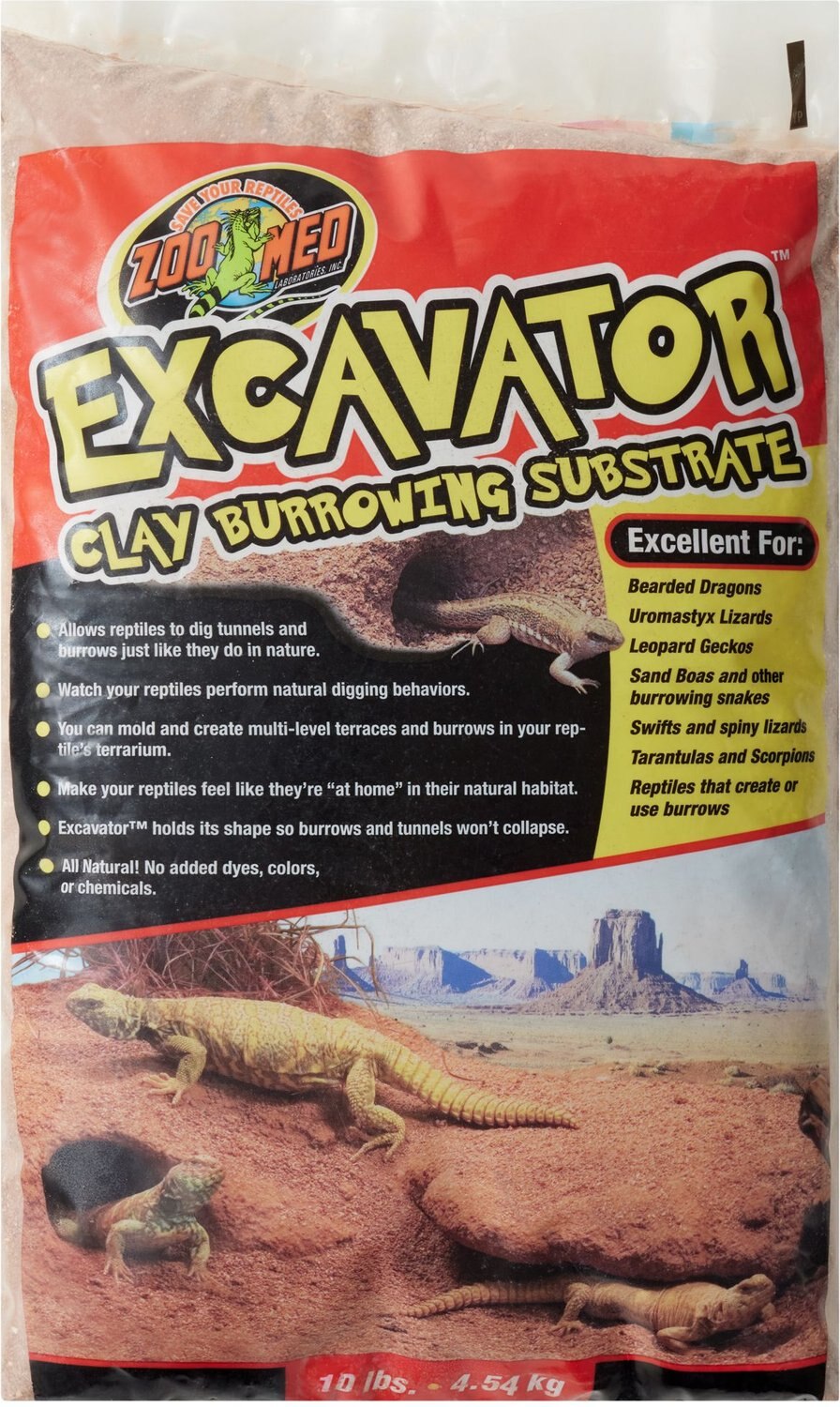 ZOO MED Excavator Clay Burrowing Reptile Substrate (Free Shipping) | Chewy