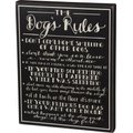 Primitives By Kathy "The Dog's Rules" Wall Décor