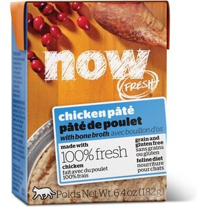 Now Fresh Grain-Free Chicken Paté Wet Cat Food, 6.4-oz, case of 24