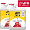 Tidy Cats Lightweight 24/7 Scented Clumping Clay Cat Litter, 8.5-lb jug, case of 2