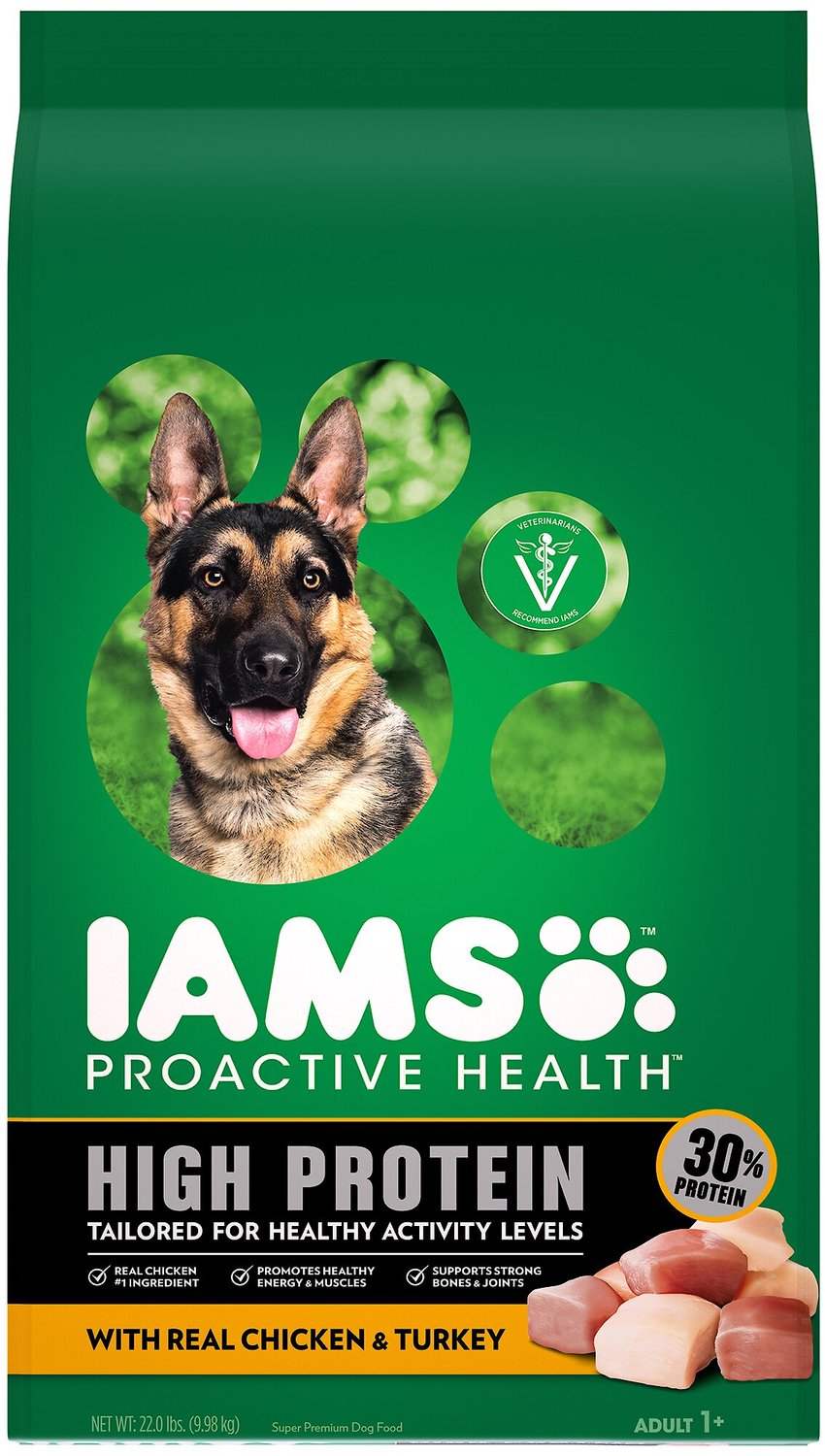 IAMS Proactive Health High Protein Chicken & Turkey Adult ...