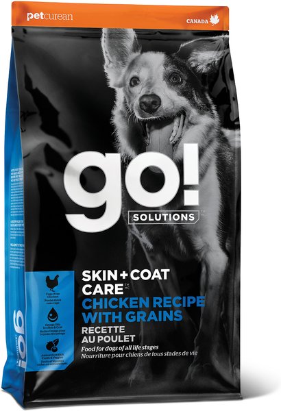 Go! Solutions Skin + Coat Care Chicken Recipe Dry Dog Food, 3-lb bag slide 1 of 9
