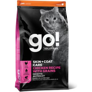 Go! Solutions Skin + Coat Care Chicken Recipe Dry Cat Food, 3-lb bag