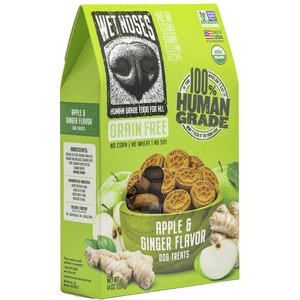 Wet Noses Grain-Free Apple & Ginger Flavor Dog Treats, 14-oz box