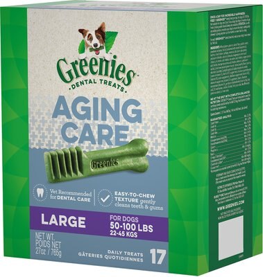 Greenies Aging Care Large Dental Dog Treats, slide 1 of 1