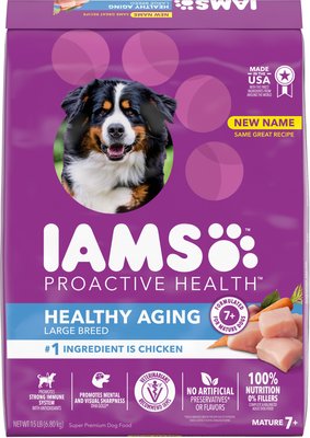 9. Iams ProActive Health Mature Adult Large Breed Dry Dog Food
