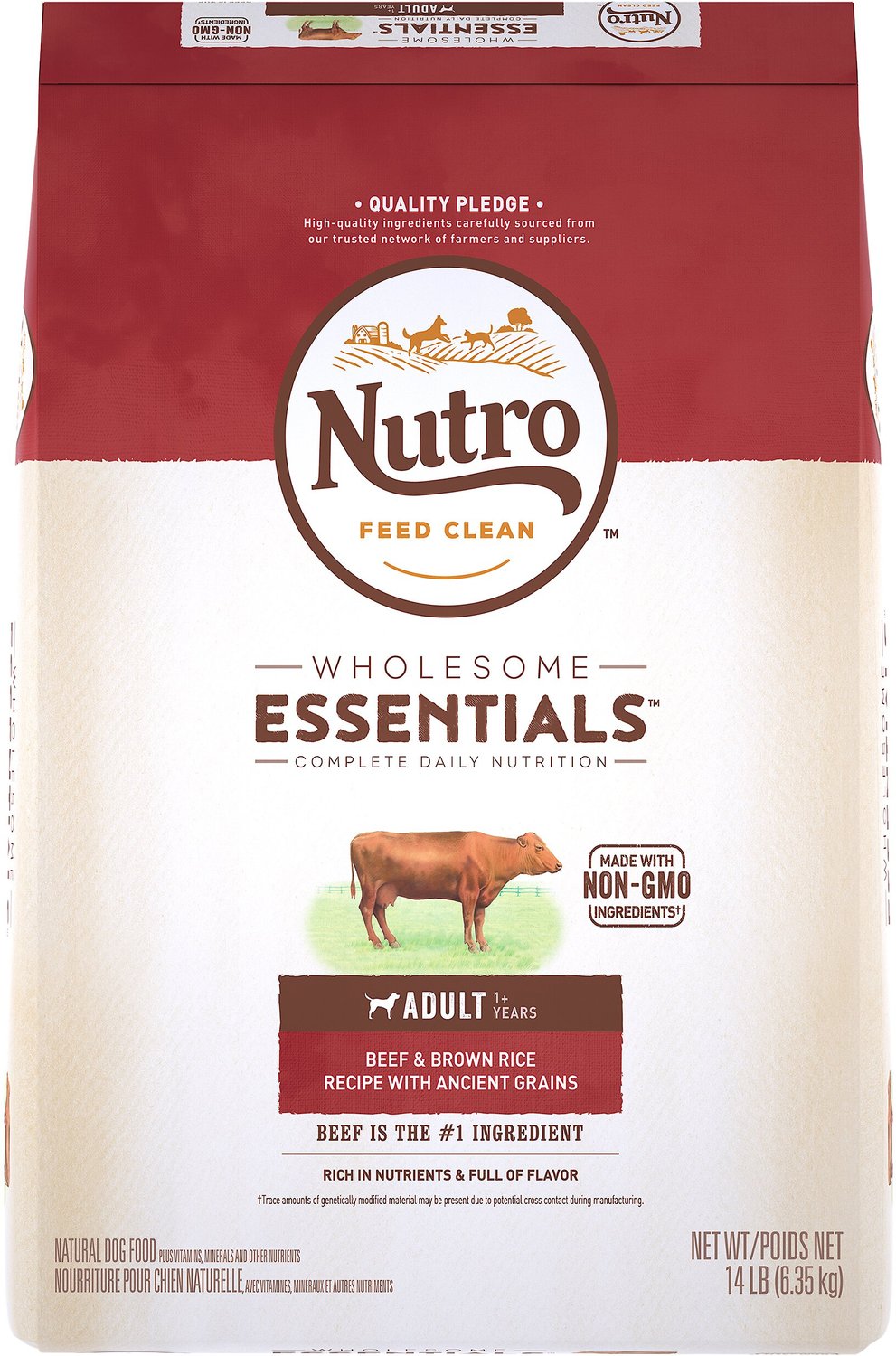 NUTRO Wholesome Essentials Adult Beef 