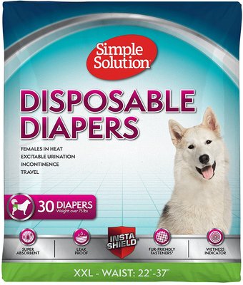 Simple Solution Disposable Female Dog Diapers, slide 1 of 1