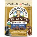 Newman's Own Organics Snack Bites Turkey Recipe Grain-Free Dog Treats, 4.5-oz bag