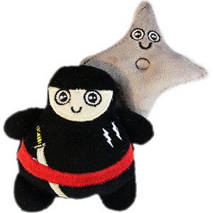 Mad Cat Ninja & Throwing Star Catnip & Silvervine Cat Toy