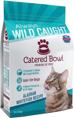 Catered Bowl Alaskan Whitefish Recipe Dry Cat Food, slide 1 of 1