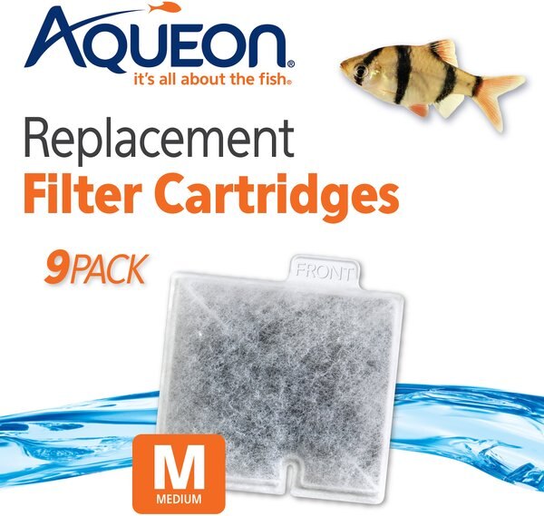 Aqueon QuietFlow Medium Replacement Filter Cartridges, 9 count slide 1 of 8