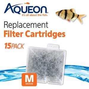 Aqueon QuietFlow Medium Replacement Filter Cartridges, 15 count