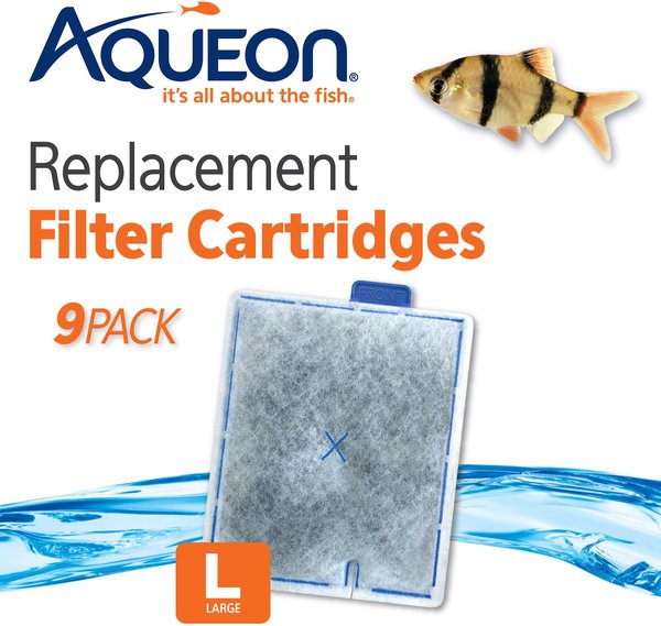 Aqueon QuietFlow Large Replacement Filter Cartridges, 9 count slide 1 of 8